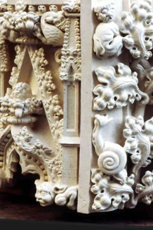 Intricate carving work